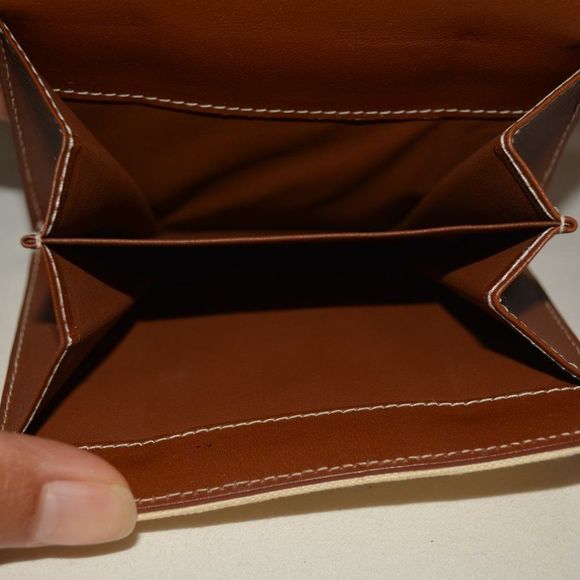 Céline Vintage Canvas & Leather Wallet with Box – Made in Italy - Picture 7 of 16